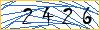 Type the numbers that you see in the picture