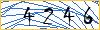 Type the numbers that you see in the picture
