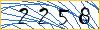 Type the numbers that you see in the picture
