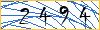 Type the numbers that you see in the picture