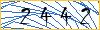 Type the numbers that you see in the picture