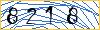 Type the numbers that you see in the picture