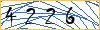 Type the numbers that you see in the picture