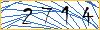 Type the numbers that you see in the picture