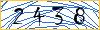 Type the numbers that you see in the picture