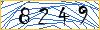 Type the numbers that you see in the picture